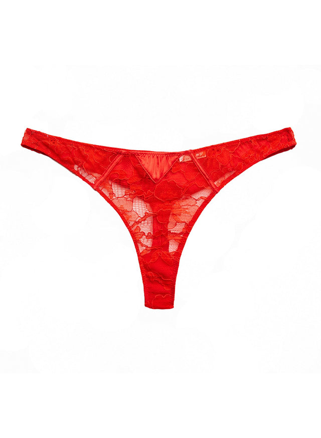 Jasper - Magnolia Lace Thong | Fleur du Mal - DEMO