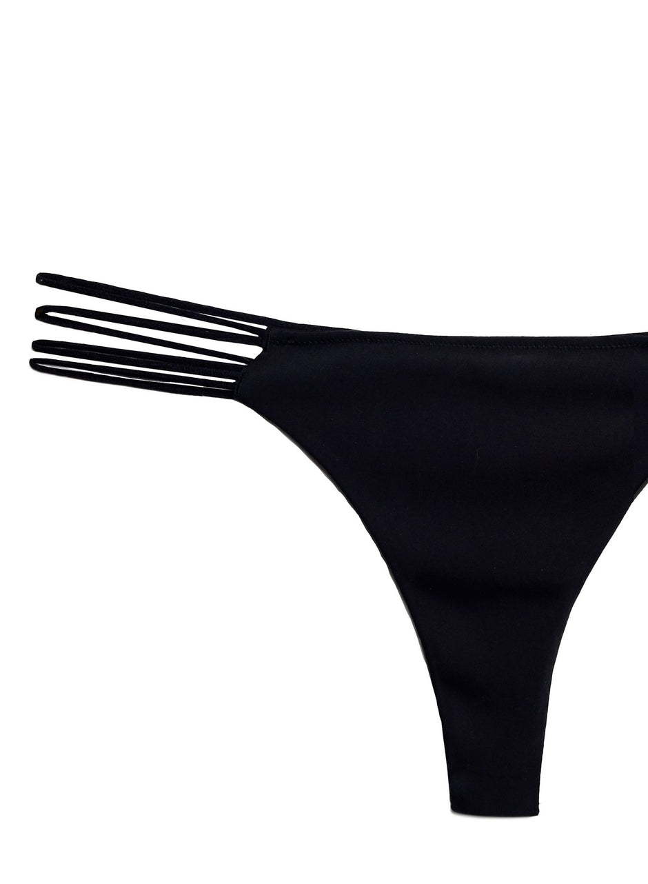 Black - Laced Thong | Fleur du Mal - DEMO