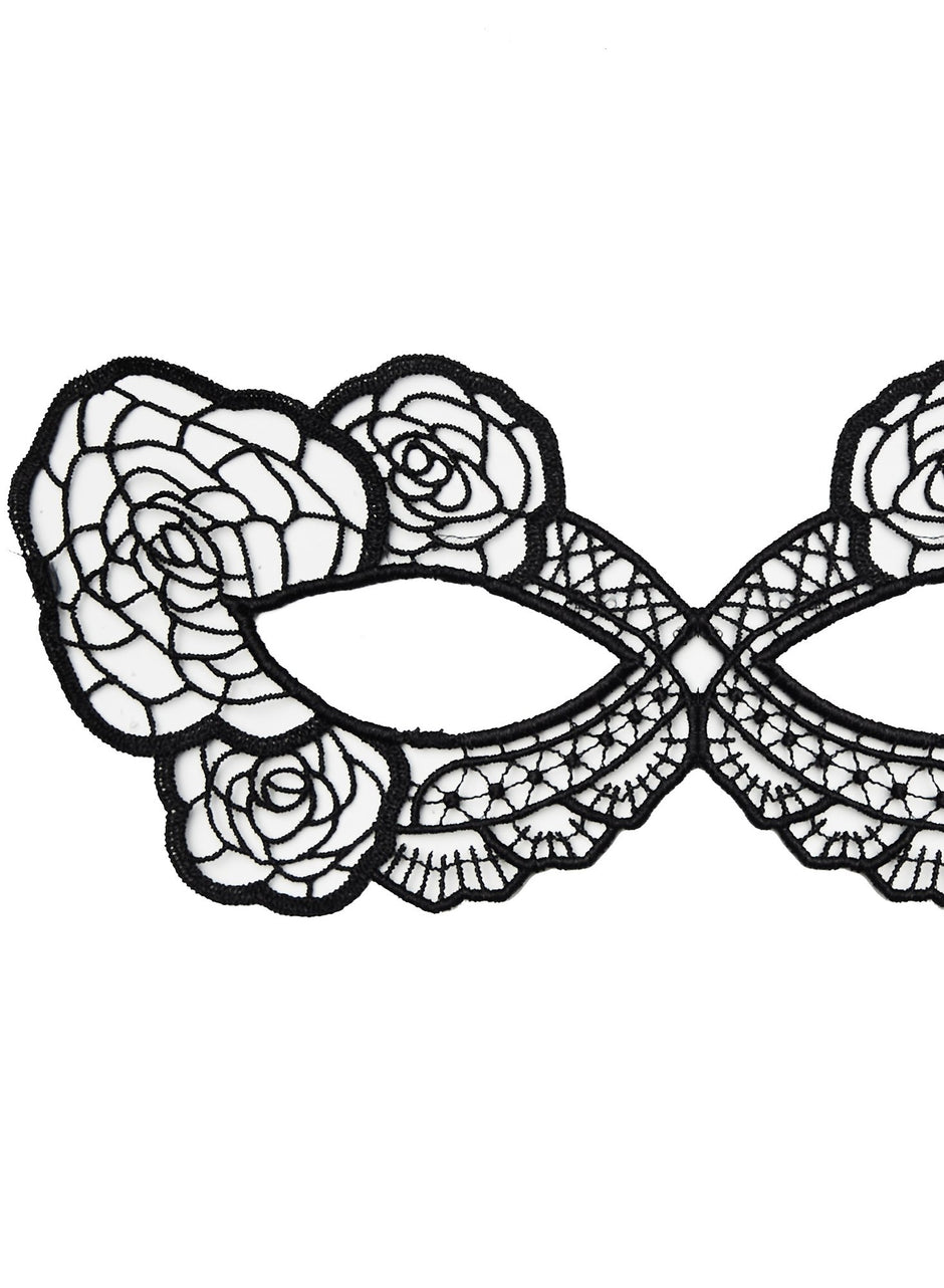 Black - Lace Eye Mask | Fleur du Mal - DEMO