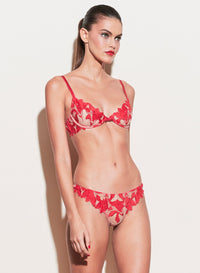 Lily Embroidery Hipster Thong