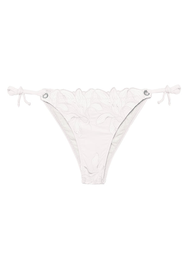 Ivory - Lily Side Tie Bikini Bottom | Fleur du Mal - DEMO