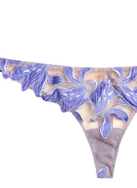 Lily Embroidery Hipster Thong