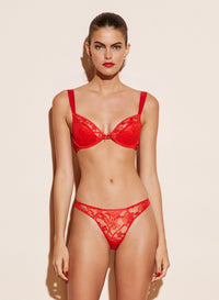 Magnolia Lace Thong