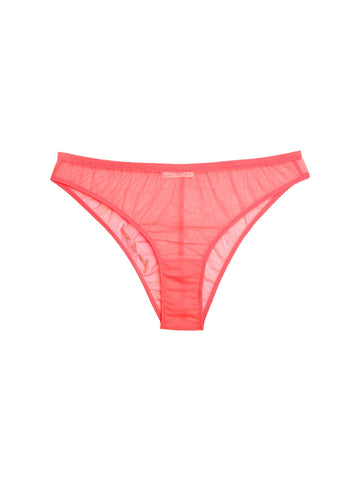 Neon raspberry - Logo Embroidered Tricot Hipster | Fleur du Mal - DEMO