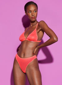 Logo Embroidered Tricot Triangle Bra