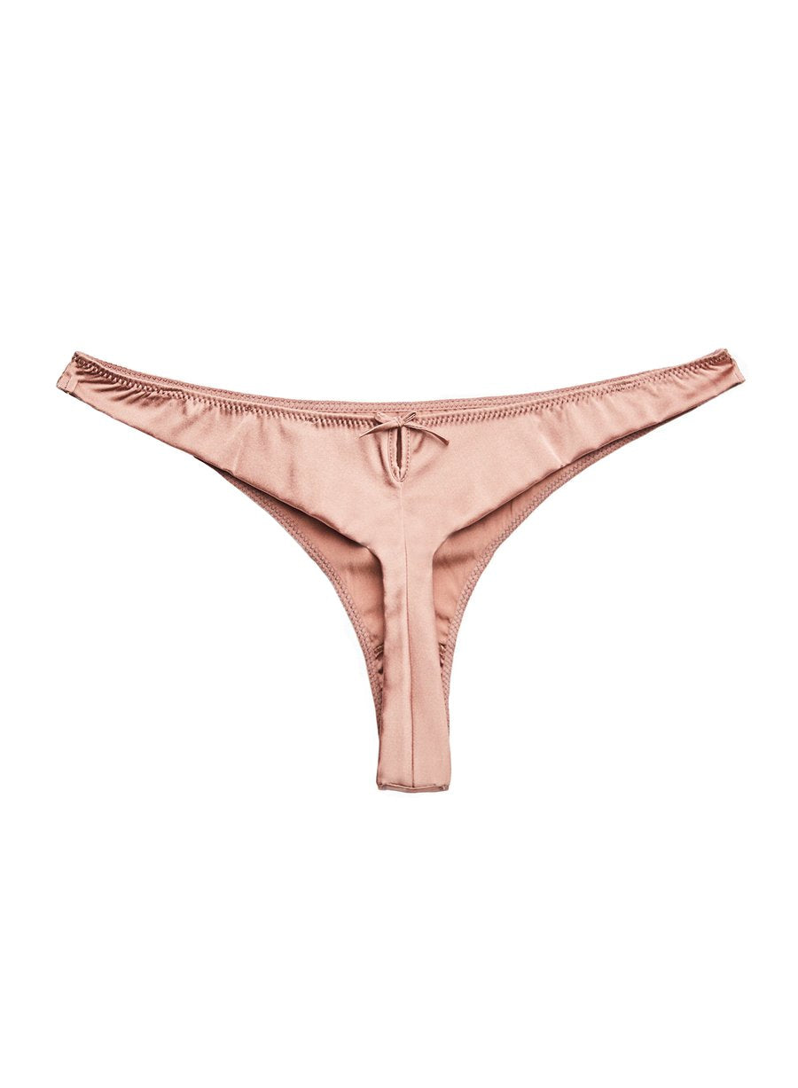 Tan - Luxe Thong | Fleur du Mal - DEMO