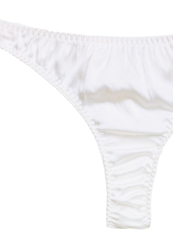 Ivory - Luxe Thong | Fleur du Mal - DEMO