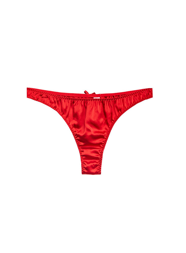 Rouge - Luxe Thong | Fleur du Mal - DEMO