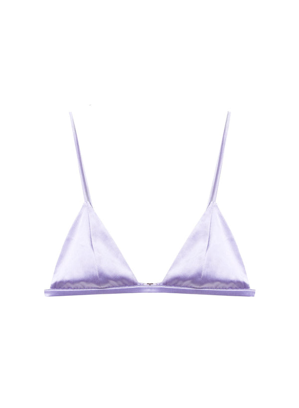 Lilac mist - Luxe Triangle Bra | Fleur du Mal - DEMO