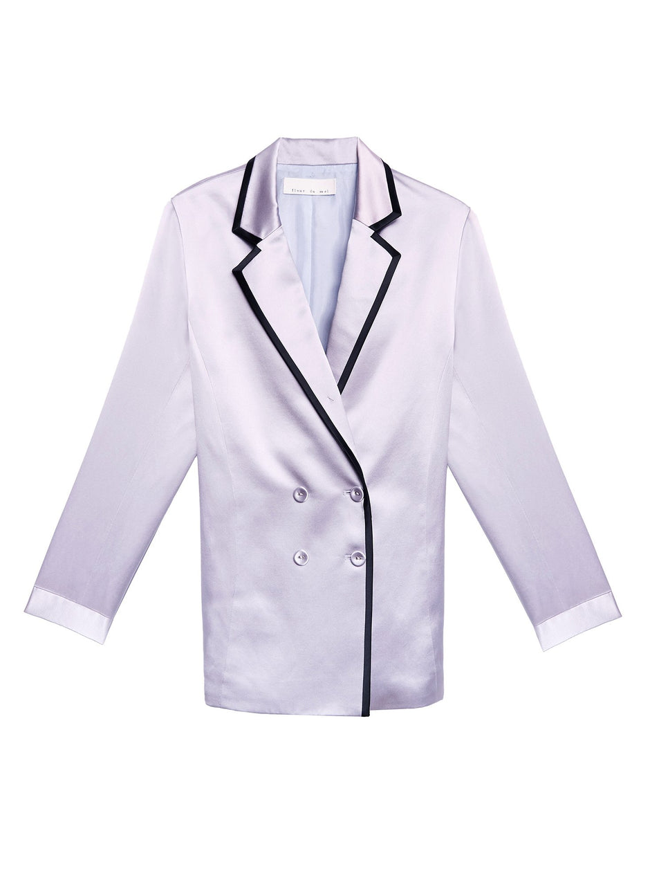Moonbeam - Piped Double Breasted Blazer | Fleur du Mal - DEMO