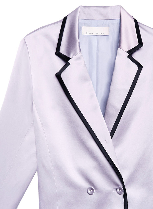 Moonbeam - Piped Double Breasted Blazer | Fleur du Mal - DEMO