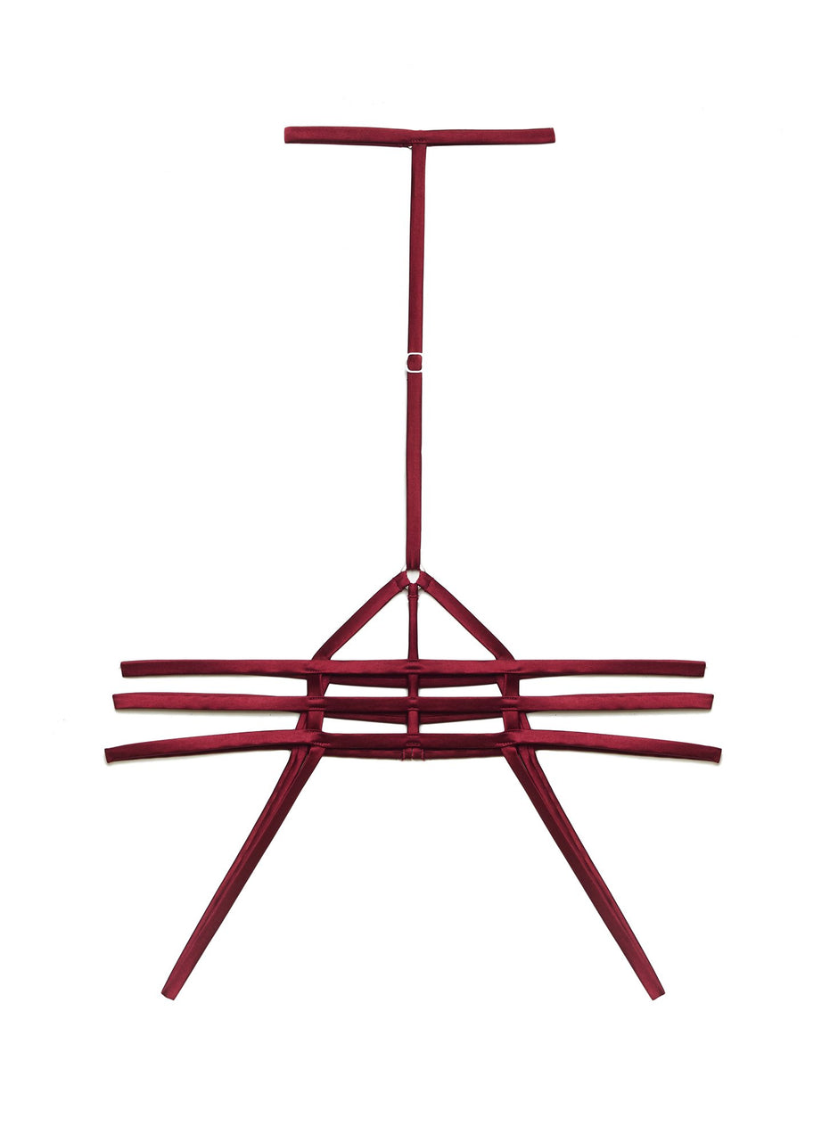 Mulberry - Strappy Bondage Harness | Fleur du Mal - DEMO