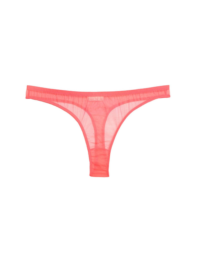 Neon raspberry - Tricot Thong | Fleur du Mal - DEMO
