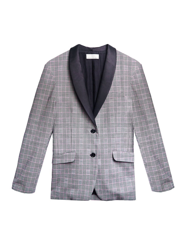 Plaid check - Plaid Check Blazer | Fleur du Mal - DEMO