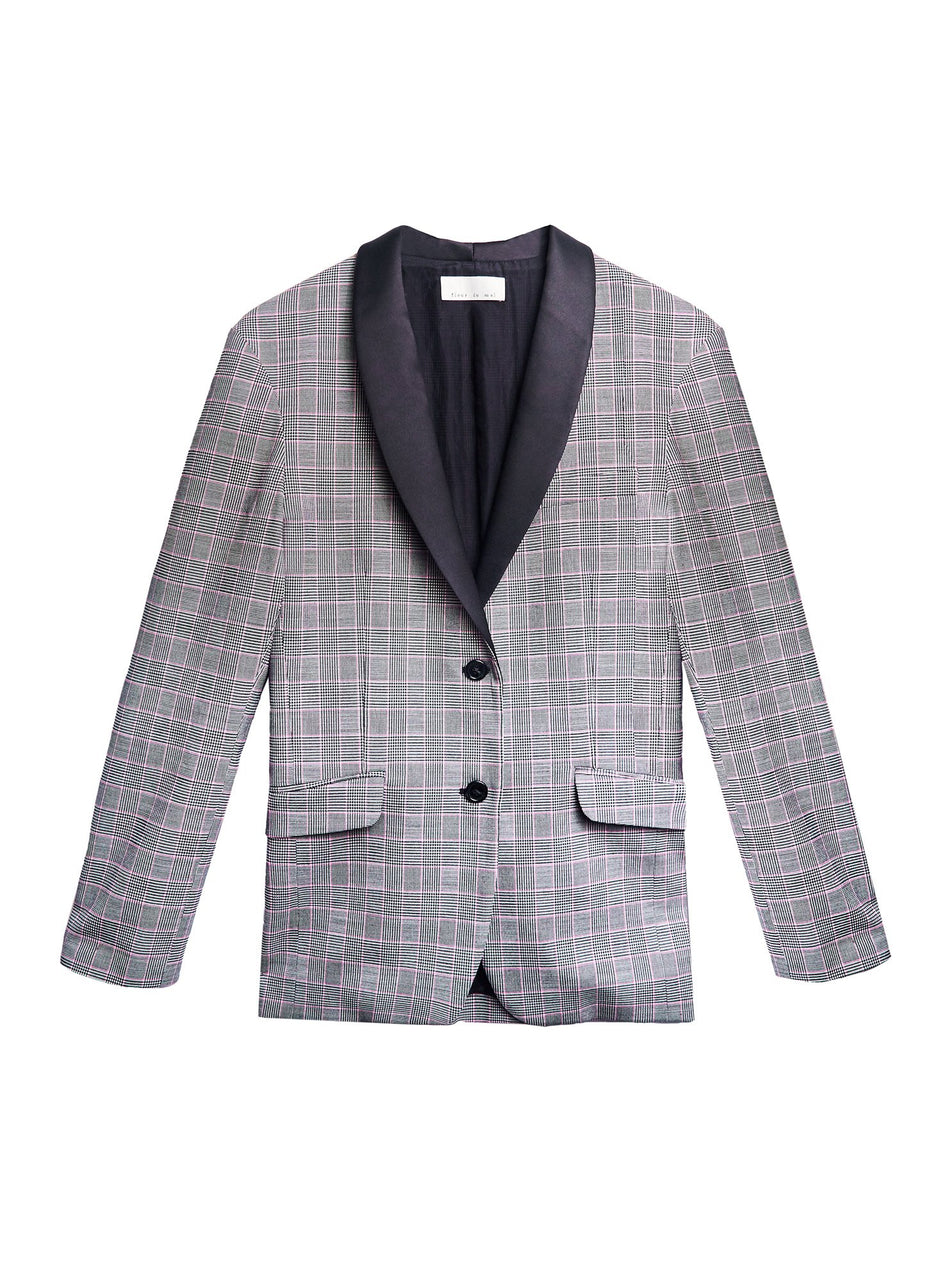 Plaid check - Plaid Check Blazer | Fleur du Mal - DEMO