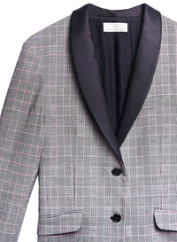 Plaid Check Blazer