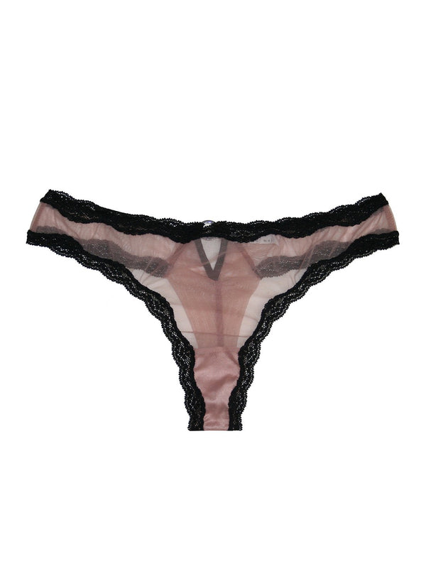 Petal - Sheer Tulle Thong | Fleur du Mal - DEMO