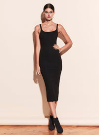 Ribbed Knit Bustier Dress
