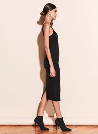 Ribbed Knit Bustier Dress