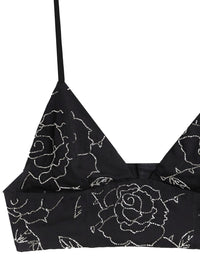 Rose Beaded Bra Top
