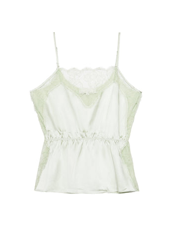 Celadon - Satin Rose Lace Cami | Fleur du Mal - DEMO