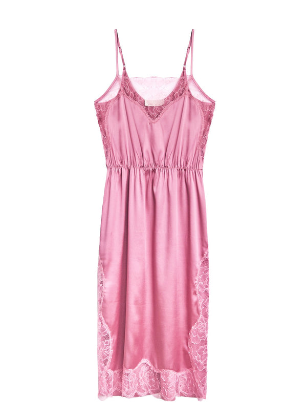 Rosewood - Rose Lace Appliqué Slip | Fleur du Mal - DEMO