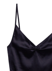James Lace Rouched V-Neck Slip