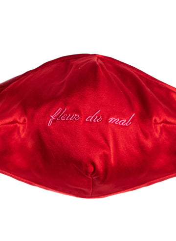 Rouge - Logo Silk Face Mask | Fleur du Mal - DEMO