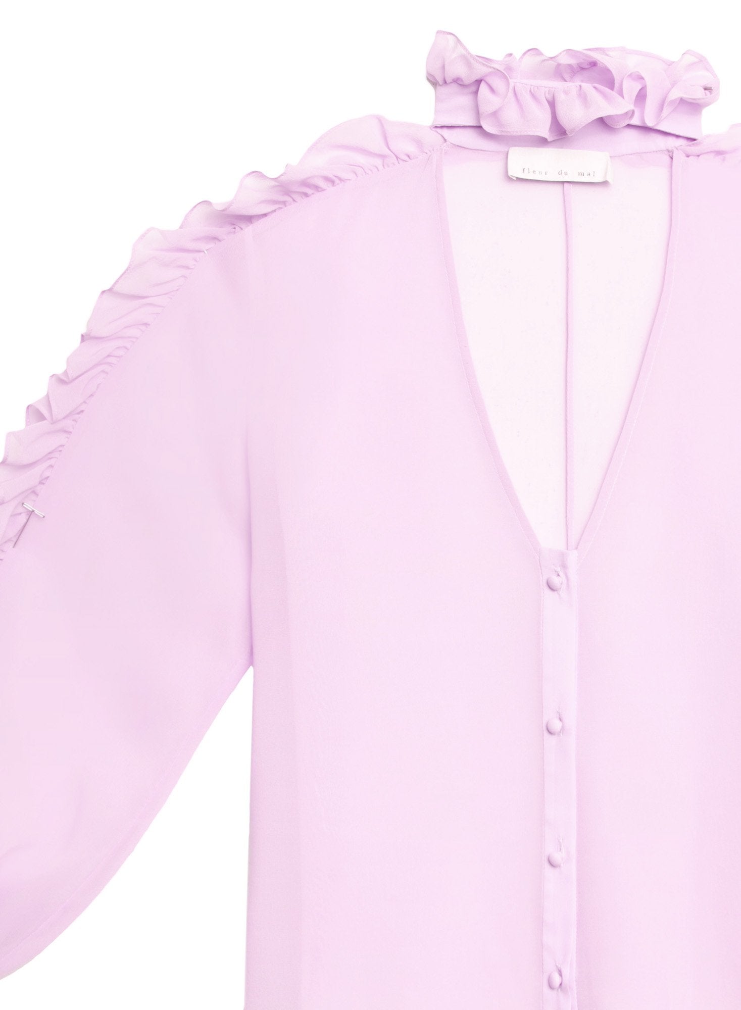 Ruffle Neck Blouse