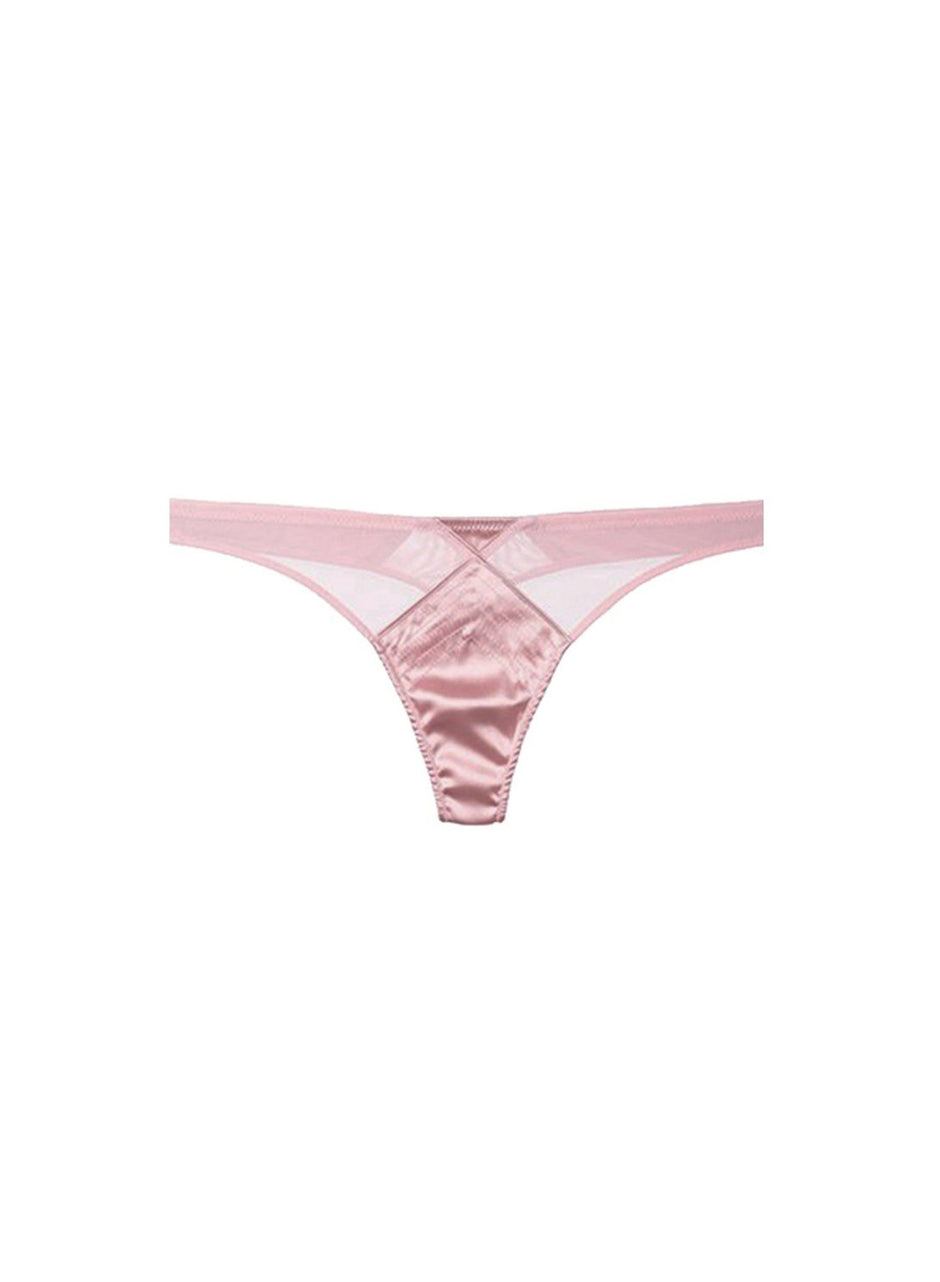 Rose pink - Top Stitch Thong | Fleur du Mal - DEMO