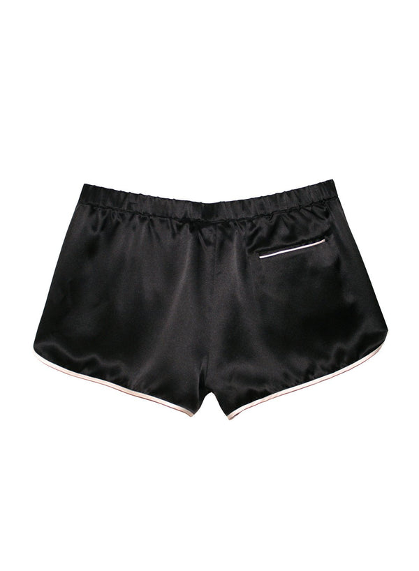 Black - Pajama Short | Fleur du Mal - DEMO