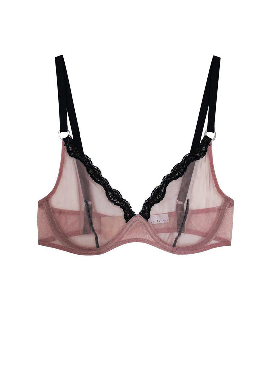 Petal - Sheer Tulle Demi Bra | Fleur du Mal - DEMO
