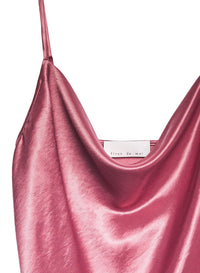 Rosewood Luster Cowl Neck Cami
