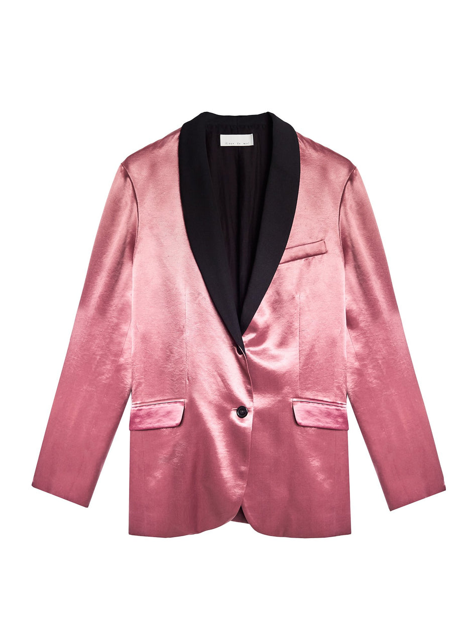 Shiny rosewood - Rosewood Luster Blazer | Fleur du Mal - DEMO
