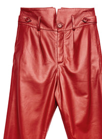 Leather V-Yoke Pant