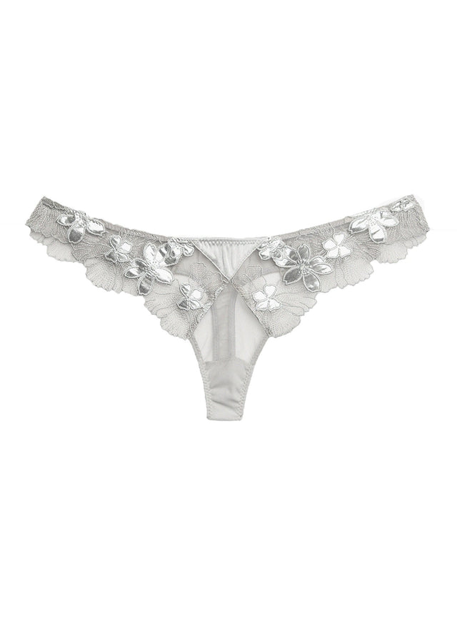 Silver foil - Violet Thong | Fleur du Mal - DEMO