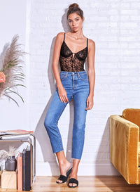 Star Embroidery Bodysuit