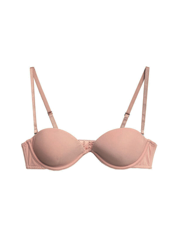 Tan - Charlotte Plunge Bra | Fleur du Mal - DEMO