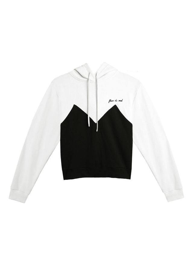 Ivory/black - Sweetheart Hoodie | Fleur du Mal - DEMO