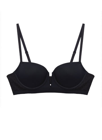 Black - Charlotte T-Shirt Bra | Fleur du Mal - DEMO