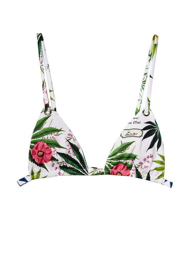 Fleur botanical - Triangle Bikini Top | Fleur du Mal - DEMO