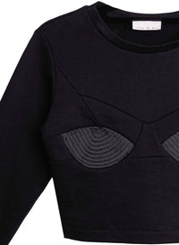 Top Stitch Bebe Sweatshirt