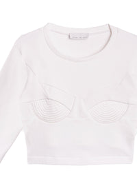 Top Stitch Bebe Sweatshirt