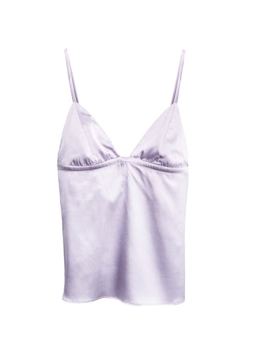 Moonbeam - Satin Luxe Triangle Cami | Fleur du Mal - DEMO