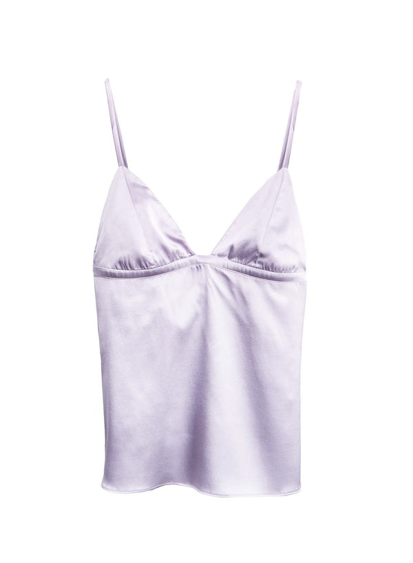 Moonbeam - Satin Luxe Triangle Cami | Fleur du Mal - DEMO