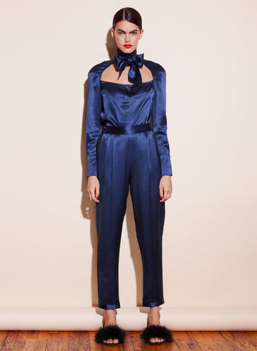 Indigo - Tuxedo Pants | Fleur du Mal - DEMO