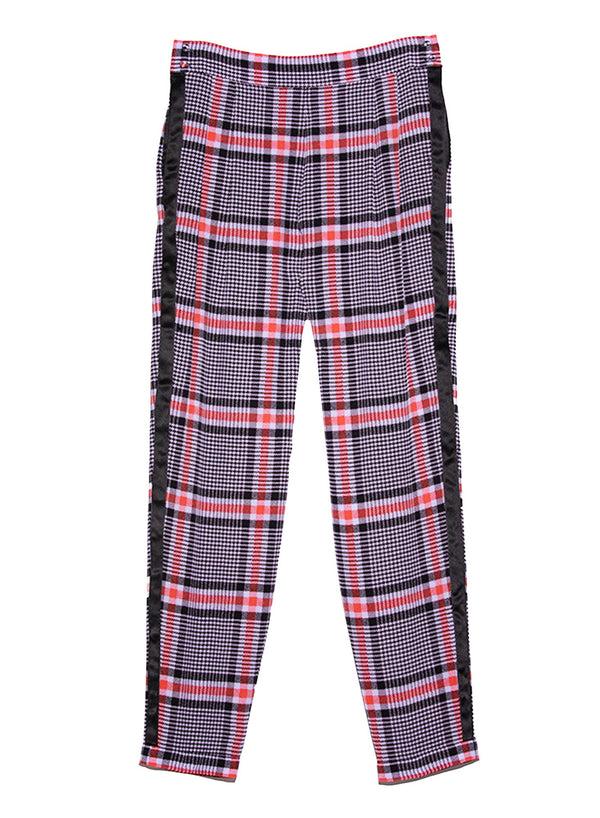 Tanzanite check - Tuxedo Pants | Fleur du Mal - DEMO