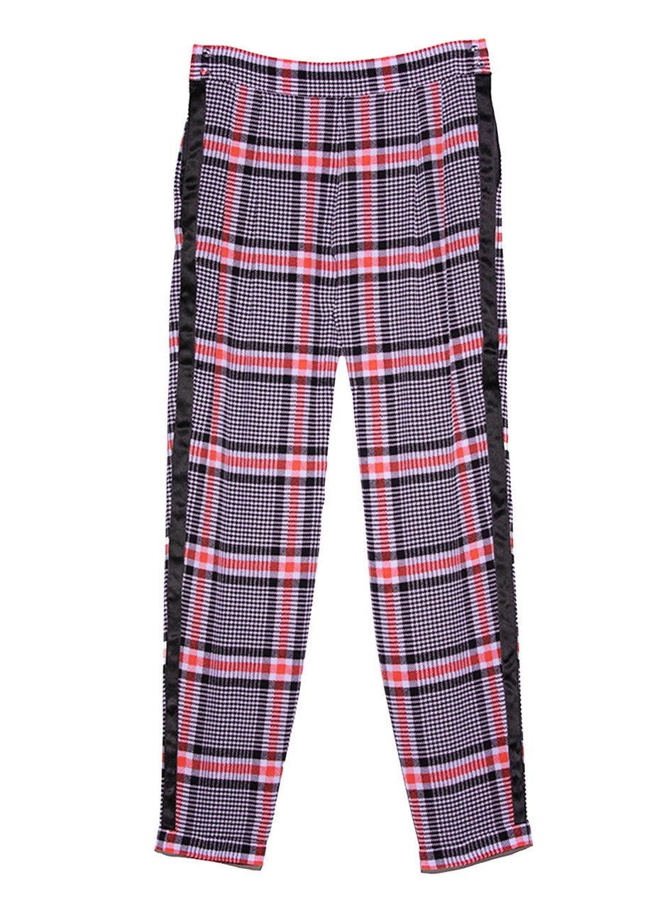 Tanzanite check - Tuxedo Pants | Fleur du Mal - DEMO
