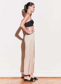 Twill Belted Trouser