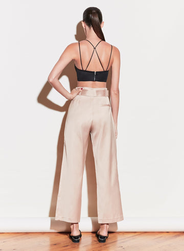 Safari - Twill Belted Trouser | Fleur du Mal - DEMO
